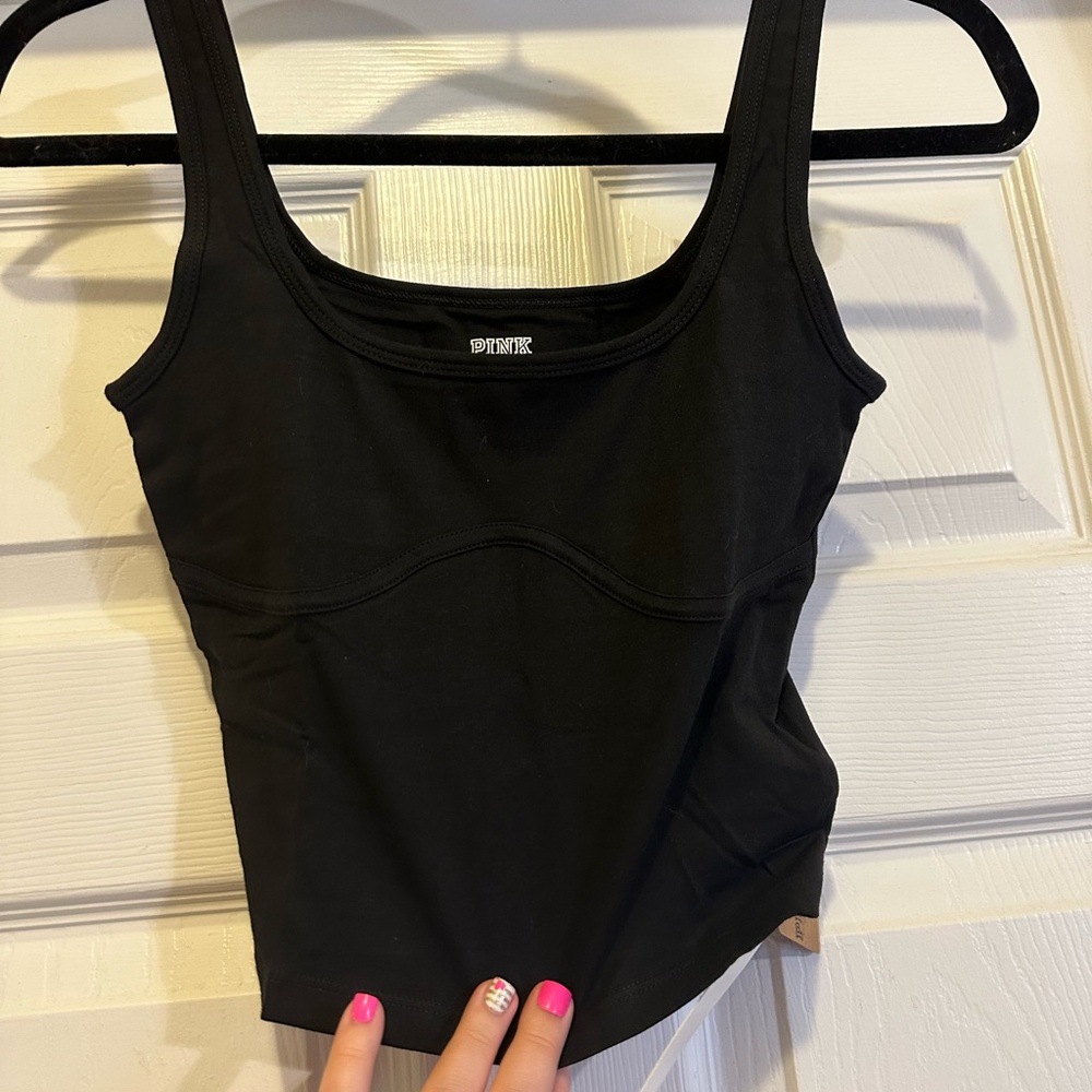 NWT PINK VS athletic crop top